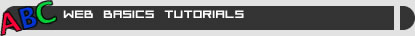web basic tutorials